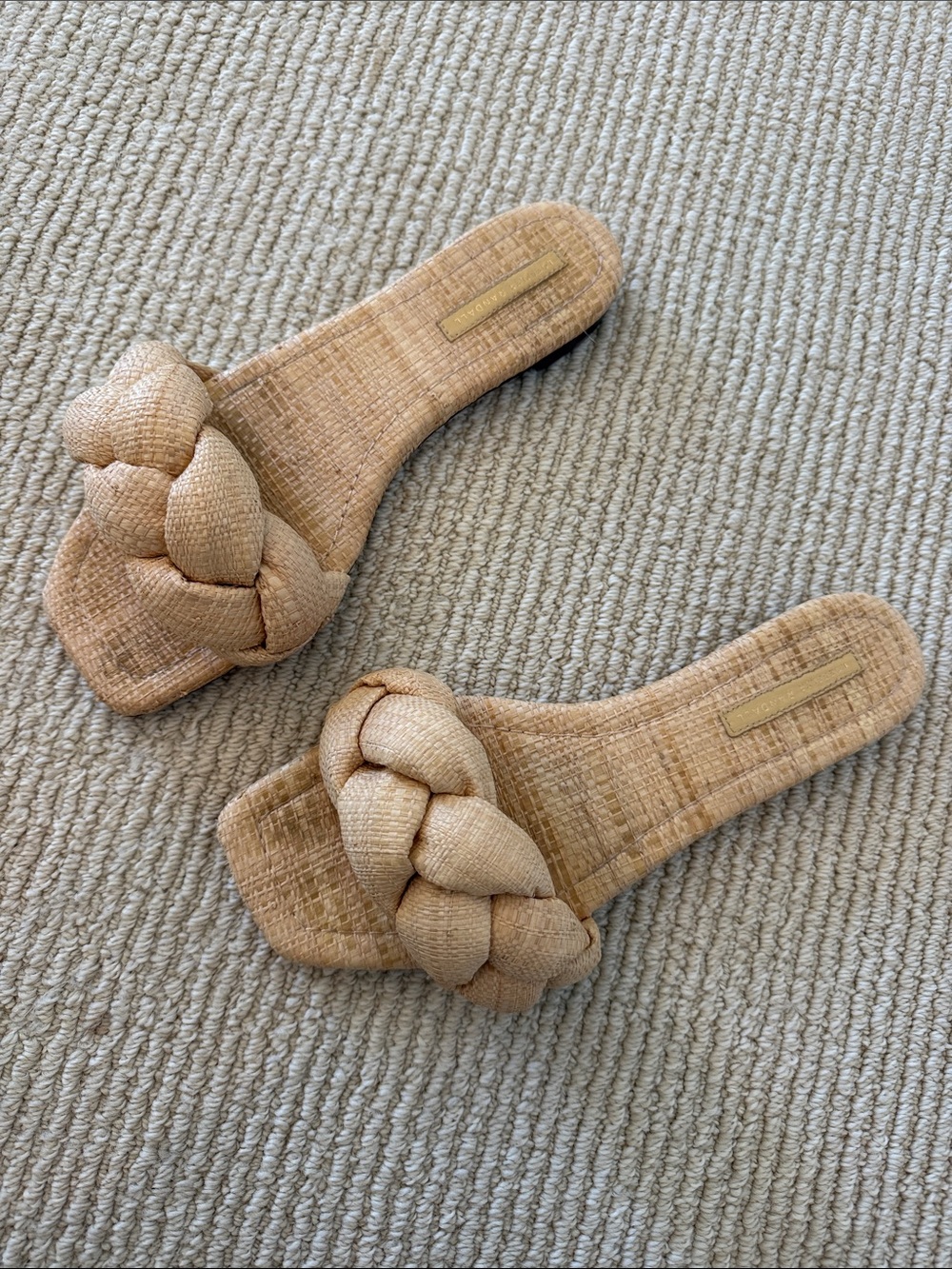 Loeffler Randall Braided Slide Sandals size 9